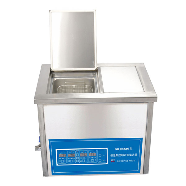 昆山舒美臺式恒溫數(shù)控超聲波清洗器超聲波清洗機(jī)KQ-300GDV